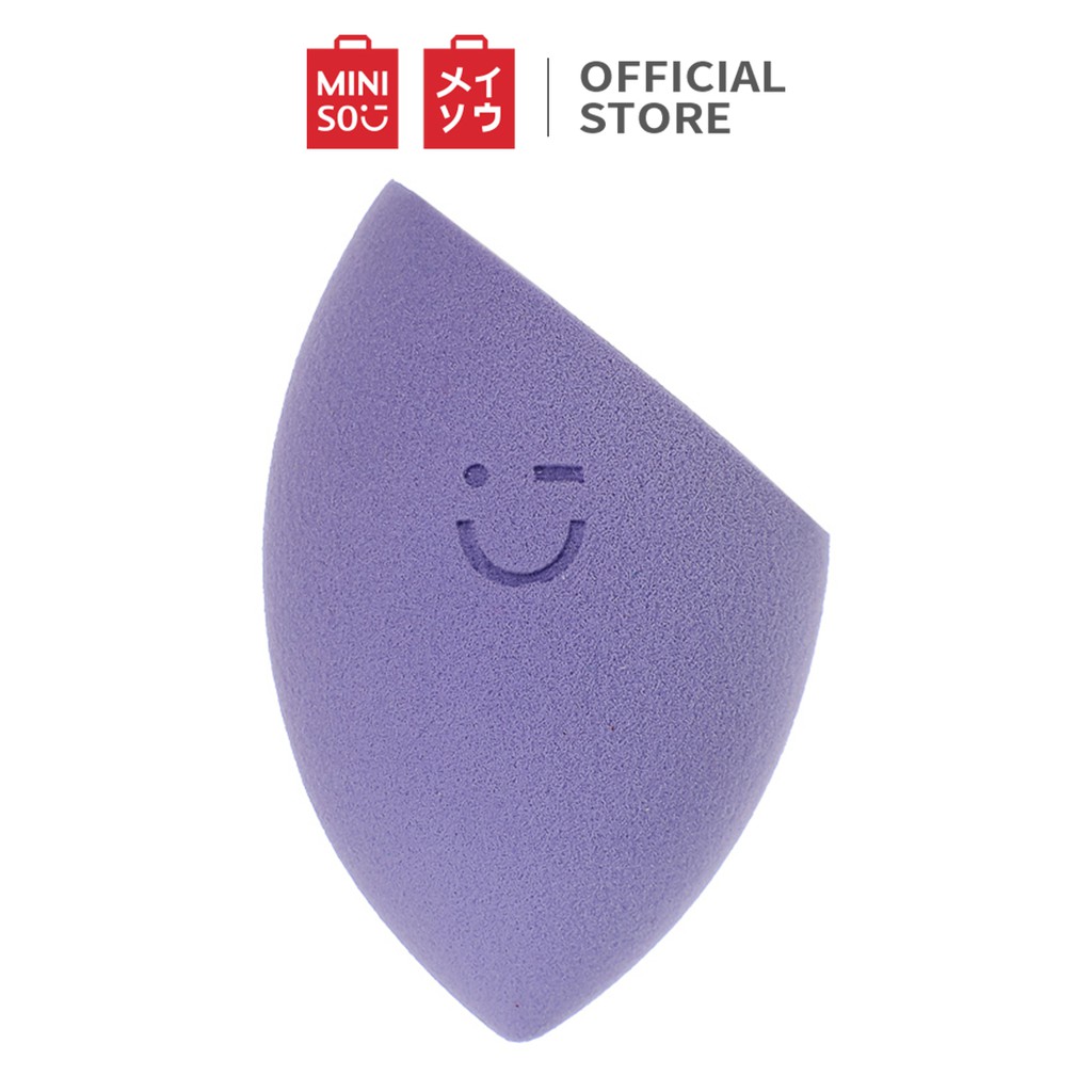 Bông trang điểm dạng giọt nước (Travel case) Miniso