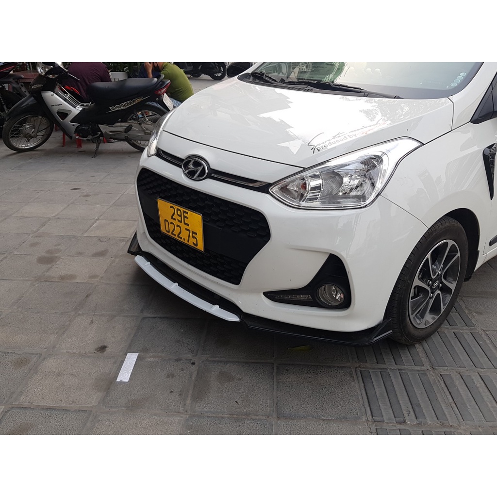 Lip trước ,cản trước I10 Bản Hatbach và sedan  mẫu thể thao,nhựa ABS Cao Cấp