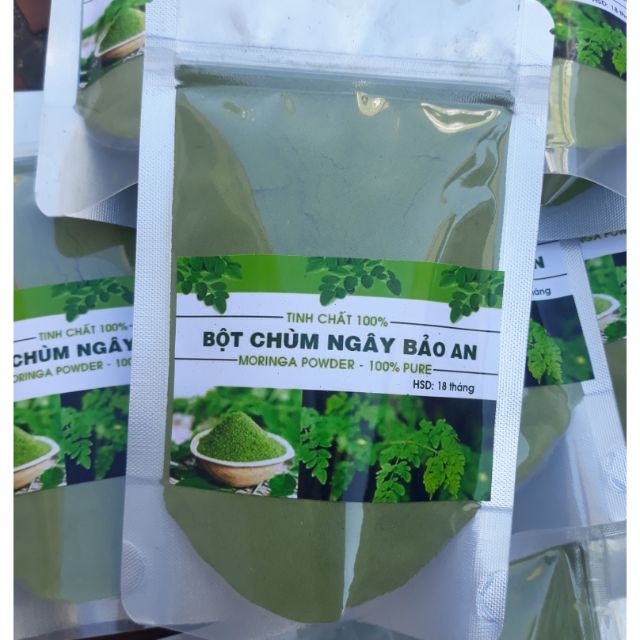 Bột chùm ngây nguyên chất sấy lạnh gói 100g