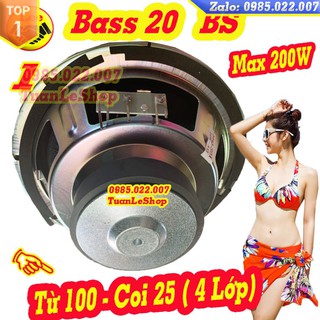 1 loa bass 2 tấc bs từ 100 cao cấp-giá 1 loa bass 20