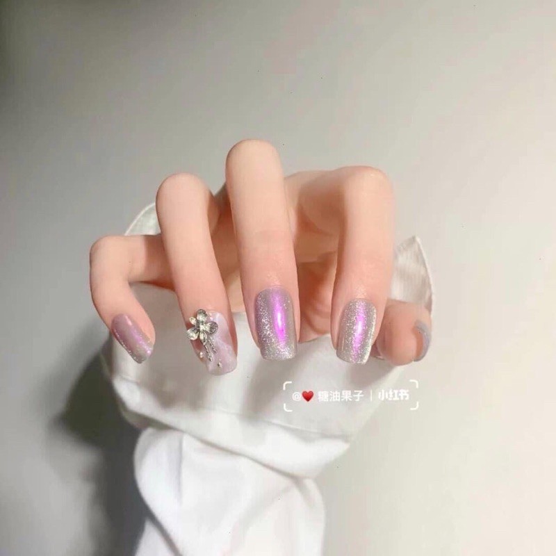 Giấy thủy tinh, Xà cừ giấy phụ kiện trang trí móng
