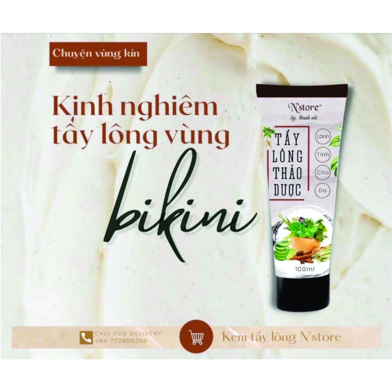 Combo Kem Tẩy Lông Triệt Lông Vĩnh Viễn Mỡ Trăn Chính Hãng N`store Loại Bỏ Lông Nách Râu Tay Chân Bikini | BigBuy360 - bigbuy360.vn