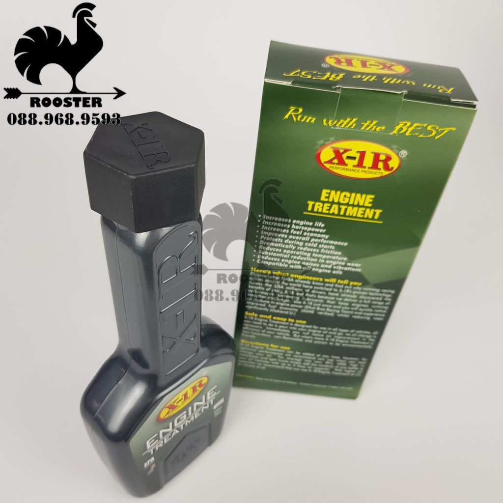 Phụ gia dầu nhớt động cơ  X-1R (X1R) ENGINE TREATMENT, bảo vệ , tăng hiệu xuất, làm sạch hệ thống bôi trơn động cơ.