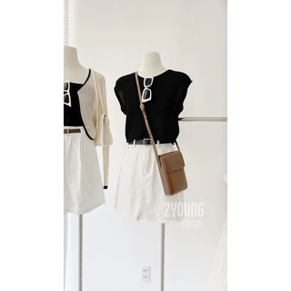 Áo ba lỗ croptop [2YOUNG] [A1722 (ảnh thật)
