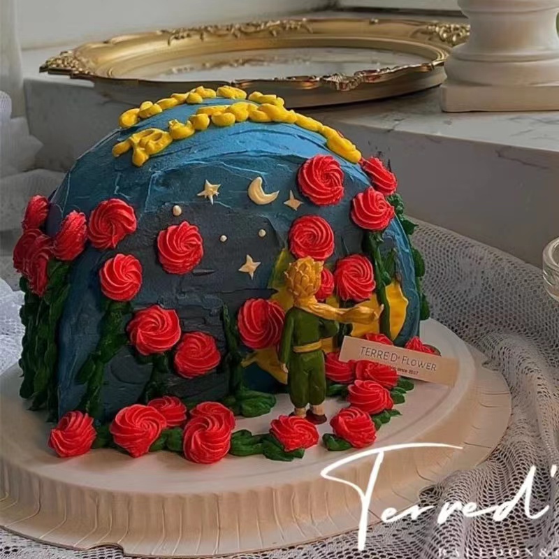 Mô Hình Hoàng Tử Bé Và Cáo Bằng Nhựa Resin Trang Trí Bàn Làm Việc