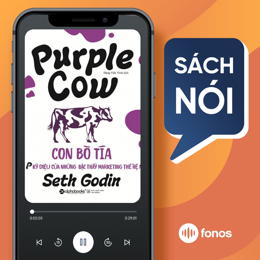 Sách nói: Con bò tía + Tặng 30 ngày hội viên