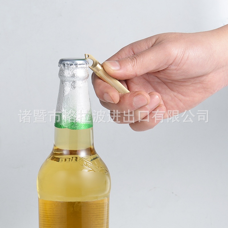 Dao Nhỏ Đa Chức Năng Bằng Đồng Thau - Dạng Ông Tròn Vặn 
- Có Dụng Cụ Mở Chai