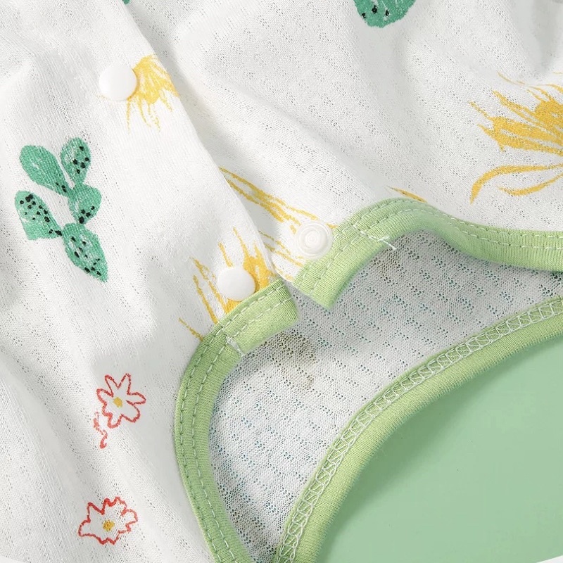 Bodysuit thông hơi dài tay Hàng Quảng Châu body liền thân mặc hè phòng điều hòa mát mẻ cho bé trai bé gái