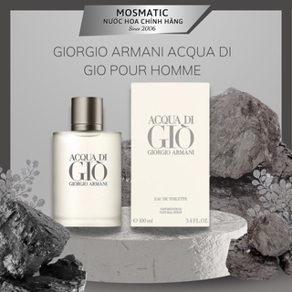 Mẫu Thử 2ml 10ml 20ml Nước hoa Giorgio Armani Acqua Di Gio Pour Homme Nước