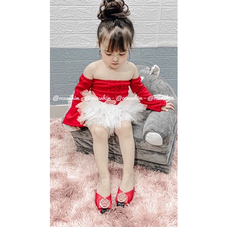 Chân váy tutu 4 tầng siêu xinh cho bé