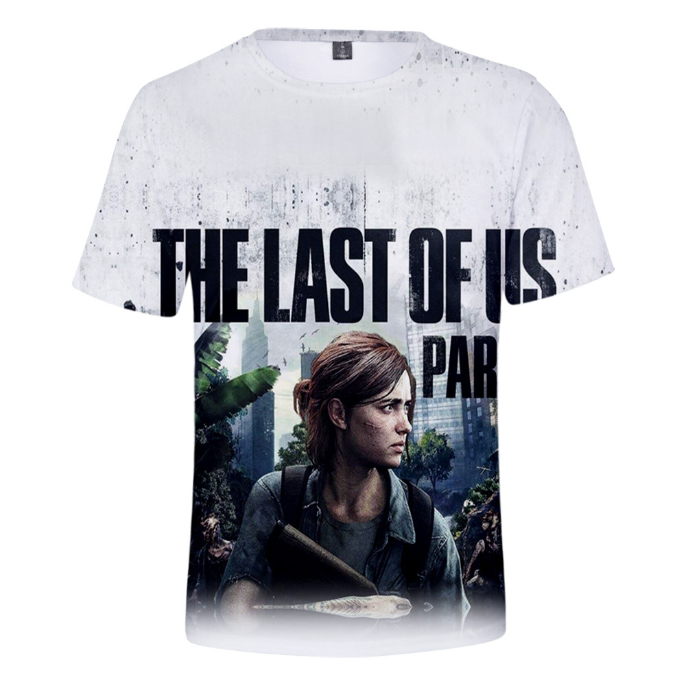 Áo Thun Ngắn Tay In Hình The Last of Us2 3D Phong Cách Thời Trang Đường Phố Harajuku 2020 Dành Cho Nam Và Nữ