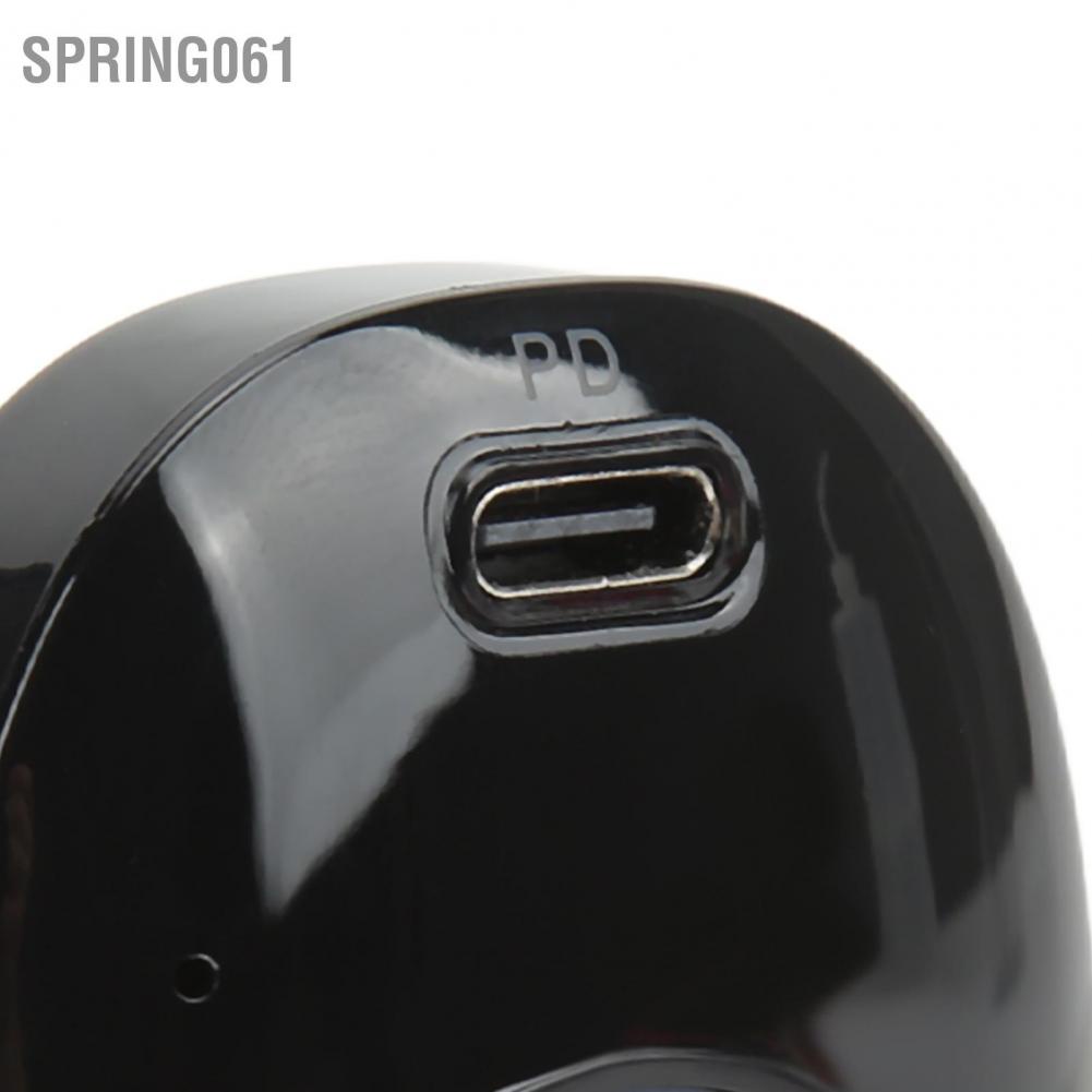 Spring061 Bluetooth 5.0 FM Transmitter 87.5‑108.0MHz Music Adapter PD3.0 QC3.0 Fast Charger Type C Port