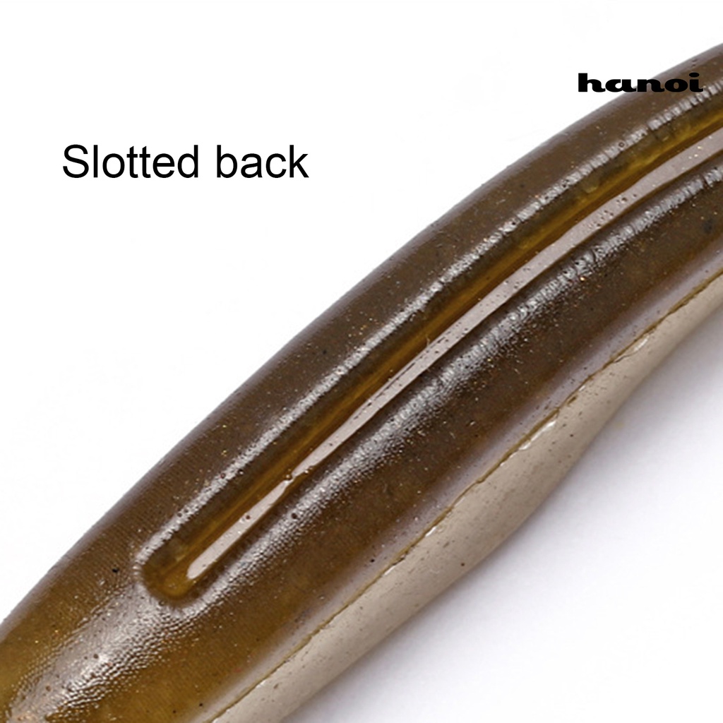 Set 20 mồi câu cá nhân tạo bằng silicon mềm 5.5cm màu dạ quang