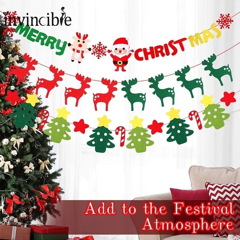 Dây Đèn Led Hình Ông Già Noel / Người Tuyết / Tuần Lộc Trang Trí Cây Thông Giáng Sinh