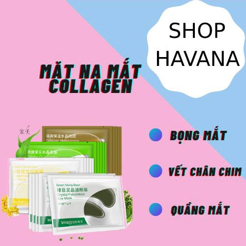 Mặt Nạ Mắt Collagen Làm Mờ Thâm Quầng Mắt, Làm Đều Màu Quanh Mắt, Xóa Dấu Chân Chim, Giảm Nhăn Vùng Mắt