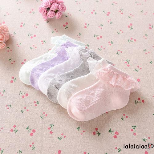 Tất phối ren đáng yêu cho bé gái