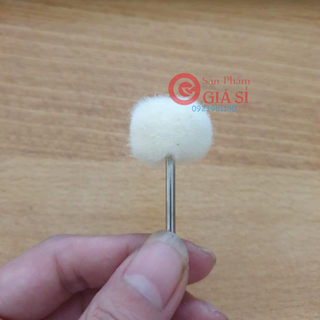 1 đầu len lông cừu cho máy đánh bóng cán 3mm ❤️freeship❤️