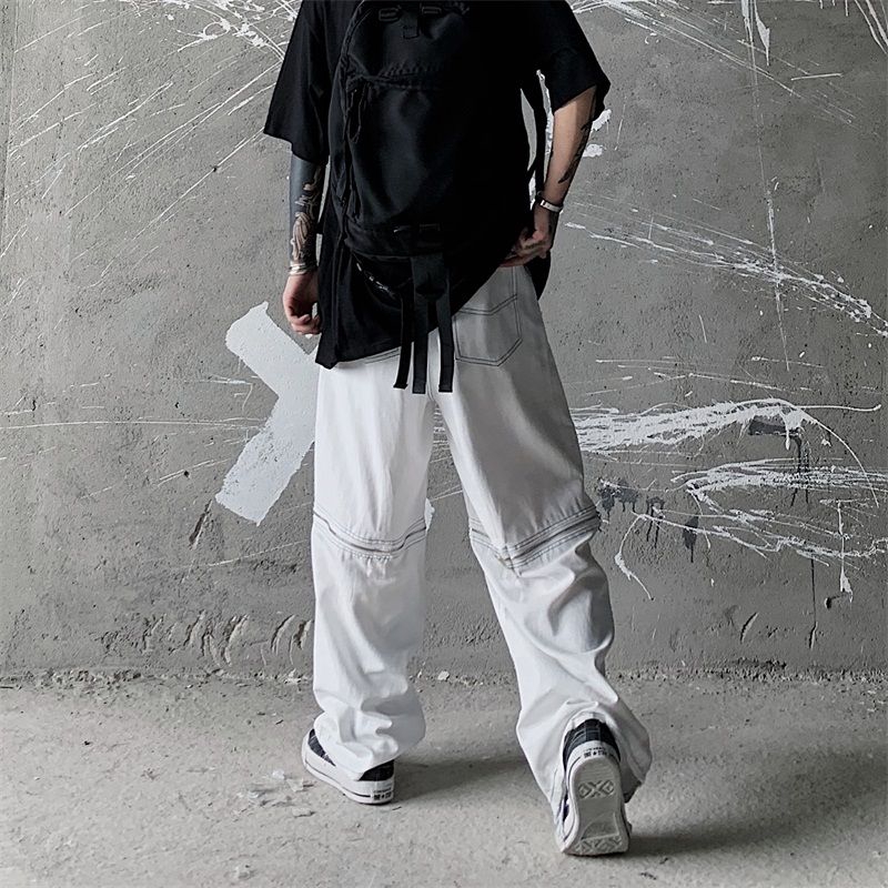 Quần âu phối dây đa năng có khóa kéo kim loại có thể tháo rời 179095