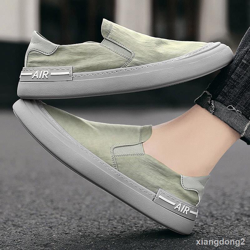 Giày Lười Bằng Vải Canvas Phong Cách Năng Động Trẻ Trung Dành Cho Nam