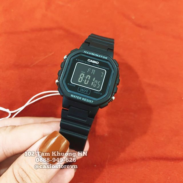 Đồng hồ Nữ Casio LA-20WH, đồng hồ chính hãng, mặt điện tử, dây nhựa dẻo