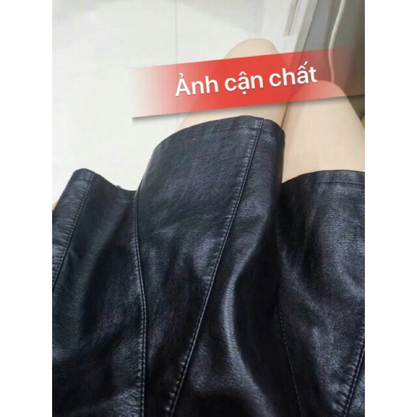 Chân váy da xoè kèm ảnh Thật | BigBuy360 - bigbuy360.vn