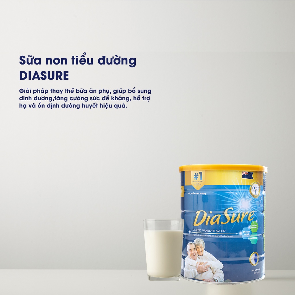 Sữa non DiaSure chính hãng lon 850g (Combo Đón Tết Mua 4 tặng 2 Lon 850G)