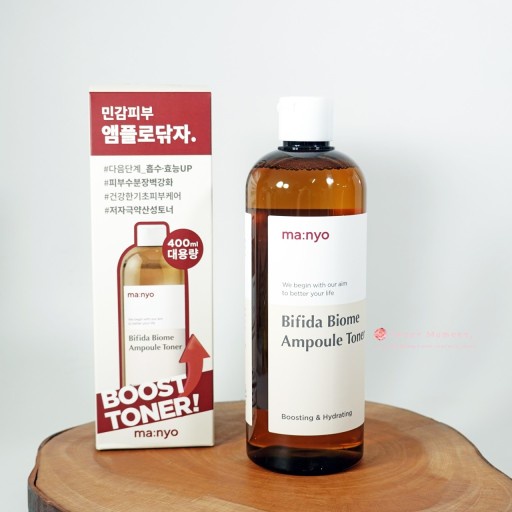 Nước hoa hồng Manyo Bifida Biome tiện lợi 400ml Manyo Factory Bifida Biome Ampoule Toner