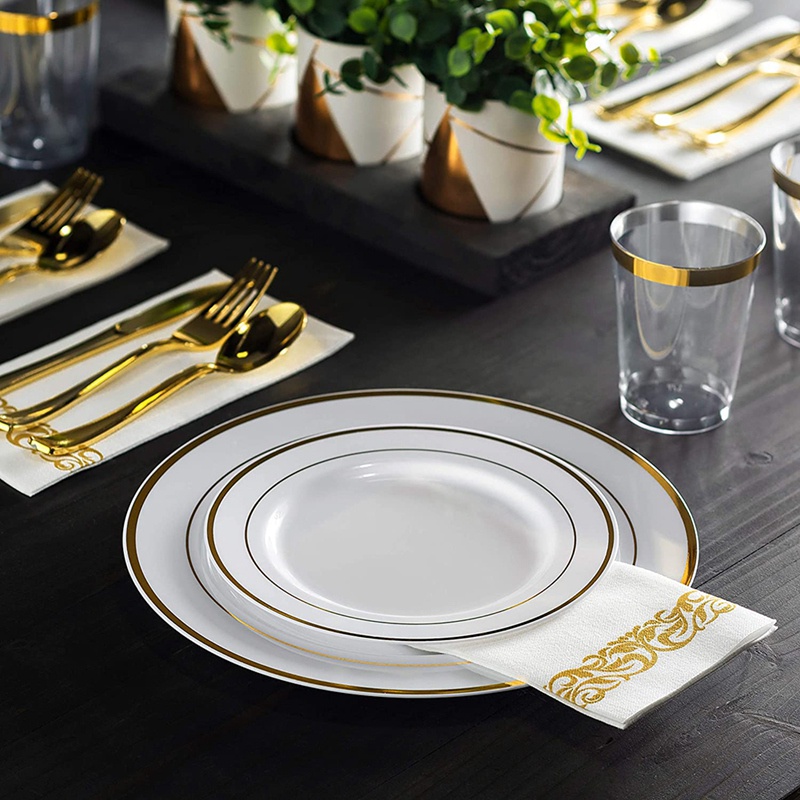 Set 25 Đĩa Nhựa Đựng Salad 25 Món Dùng Một Lần Tiện Dụng