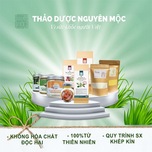 Trà viêm xoang thảo dược túi lọc Nguyên Mộc khắc phục tình trạng bị xoang viêm mũi dị ứng giảm nhức đầu