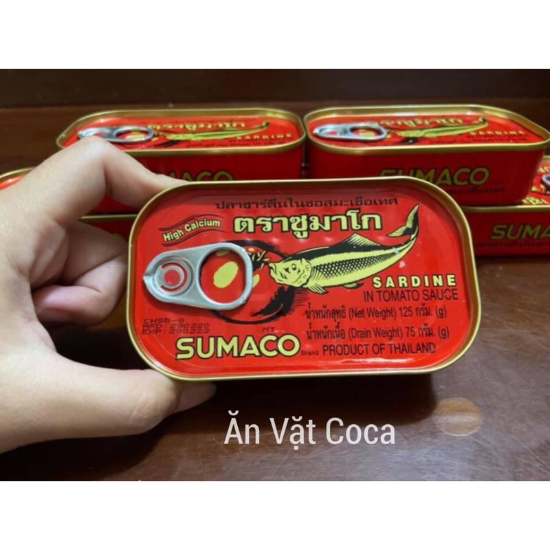 CÁ HỘP SỐT CÀ SUMACO THÁI LAN 125g