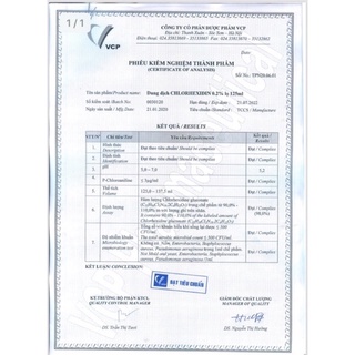 Dung dịch súc miệng Chlorhexidine 0.2%