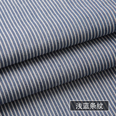 Tấm Vải denim cotton Mỏng Mềm Mại 50x150cm In Họa Tiết Màu Xanh Dương / Trắng Dùng Làm Đồ Thủ Công