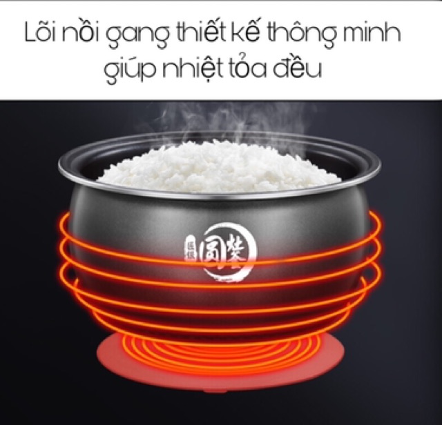 Nồi Cơm Điện Tử Thông Minh Chính Hãng Midea (Nội Địa TQ)