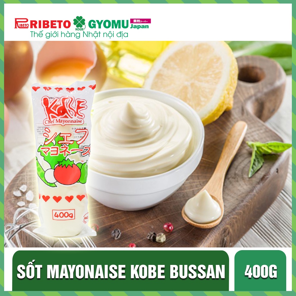 Sốt Mayonaise Kobe bussan 400g- hàng nội địa Nhật bản