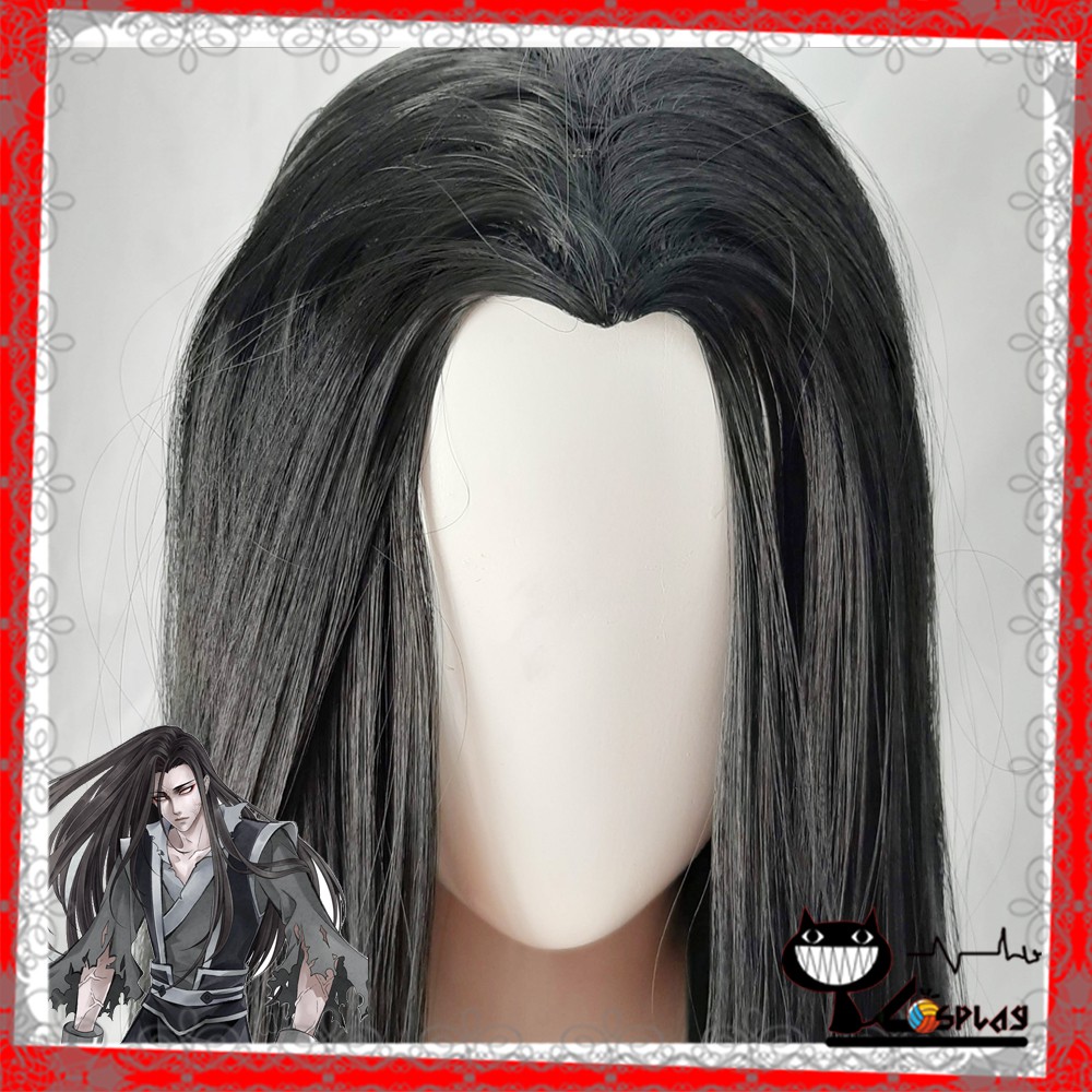 [Sẵn] Wig/tóc giả cổ trang cosplay Ôn Ninh (Quỷ Tướng Quân) - Ma Đạo Tổ Sư màu đen tại Miu Cosplay