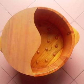 Chậu gỗ ngâm chân có lắp