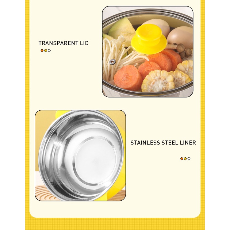 Nồi cơm điện KAIMEIDI hai tay cầm đa năng dùng trong nhà/ ký túc xá