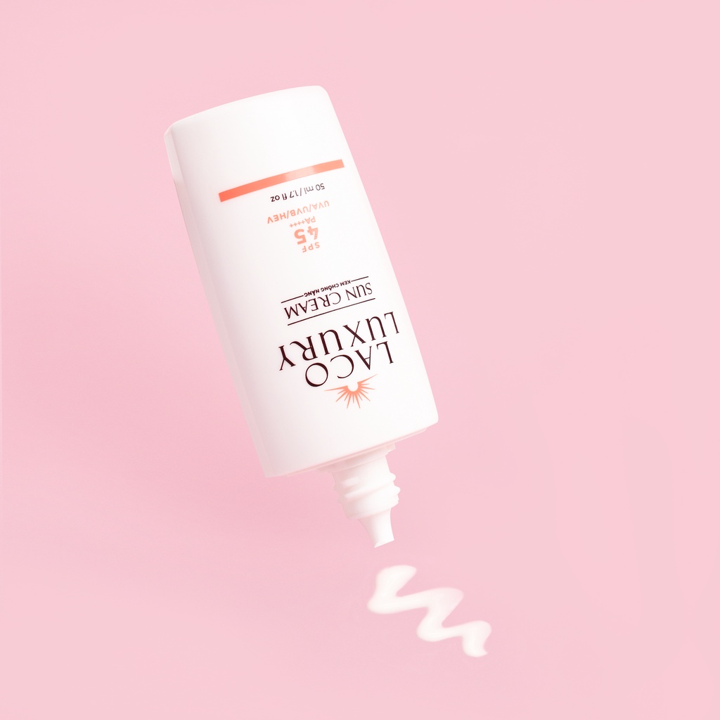 Kem chống nắng Laco Luxury nâng tone, lâu trôi khi gặp nước tuýp 50ml - HL005
