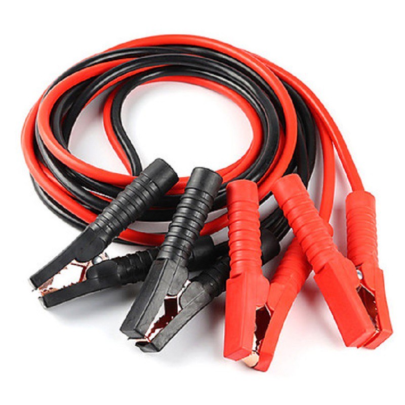 Dây Câu Bình Ắc Quy Ô Tô Lõi Đồng SIÊU TO - 1000A/2000A, Kích Điện Ắc Quy Cứu Hộ Ô Tô 4 Mét