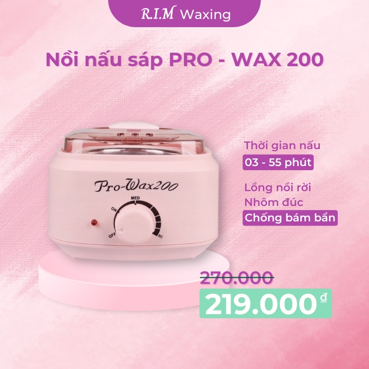 Nồi pro200 nấu sáp