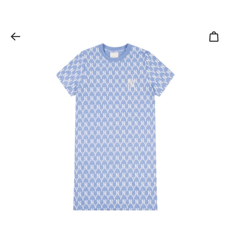 Váy MLB Monogram Xanh Blue NY