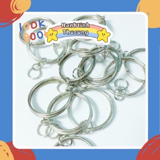 Móc khoá tròn làm handmade