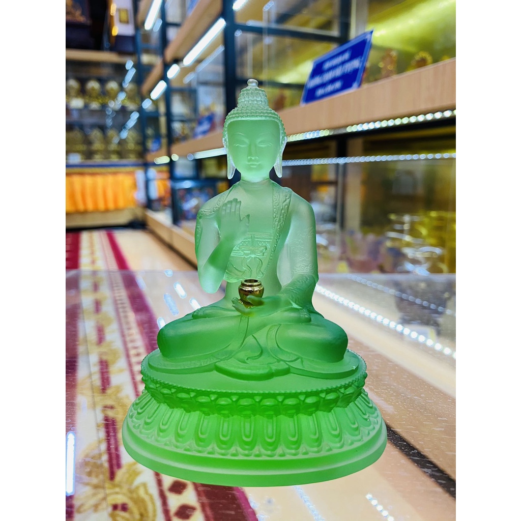 [PBMC] Tượng D.sư 7 thế tay lưu ly 4'' (11cm) (Pho)