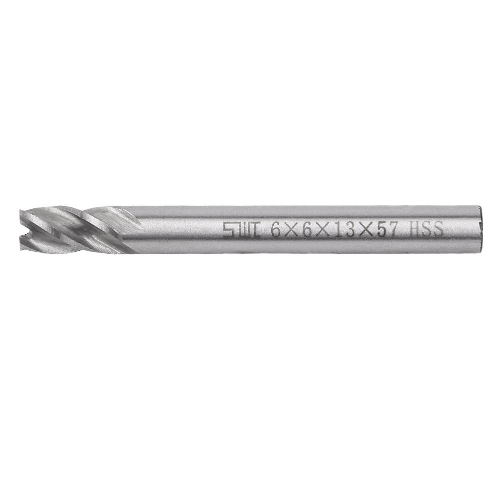 2 đầu mũi khoan HSS 6mm 4 rãnh dùng cho máy cắt/khắc