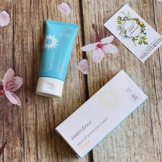 🌤KEM CHỐNG NẮNG INNISFREE AQUA UV PROTECTION CREAM MINERAL FILTER SPF 48 PA+++ 50ML