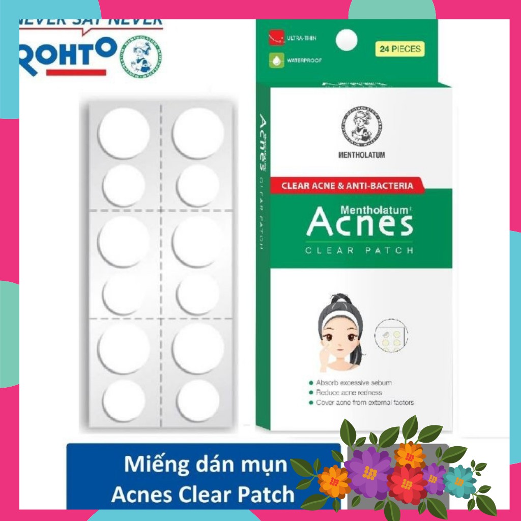 Miếng Dán Mụn  Acnes Clear Patch - Mụn Cóc - mụn đầu đen - chăm sóc da - da nhạy cảm - nền - mỹ phẩm - mỹ phẩm - ĐYVĐ! | BigBuy360 - bigbuy360.vn