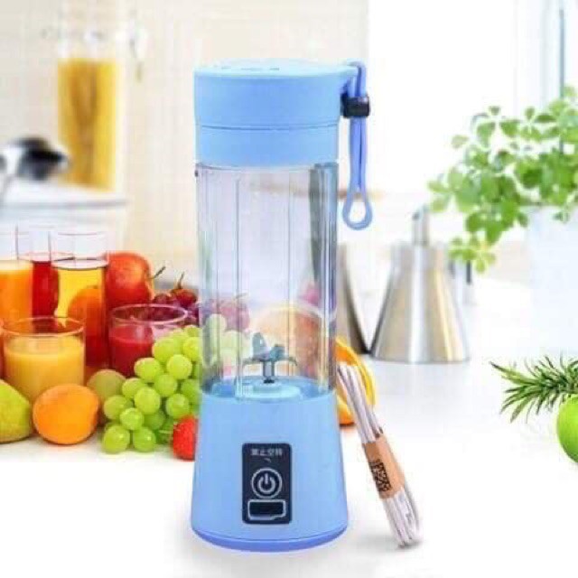 Free  Máy xay sinh tố tích điện cầm tay - Máy xay sinh tố mini 2in1