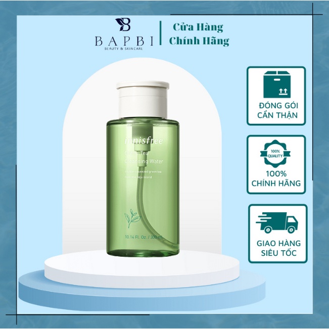 Nước Tẩy Trang Innisfree Green Tea Cleansing Water Trà Xanh 300ml