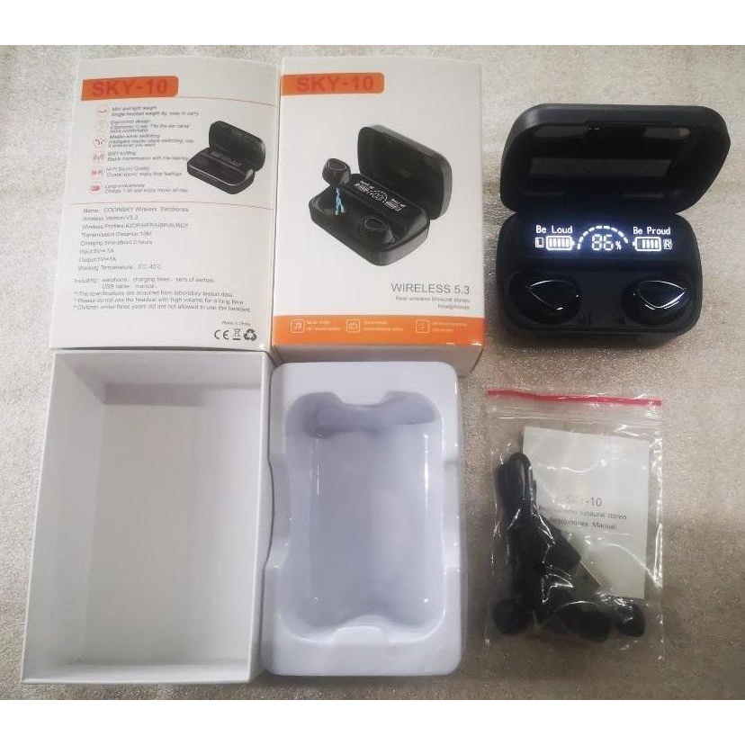 Tai nghe Bluetooth Sky_10 bản Vip V5.3 pin 8h