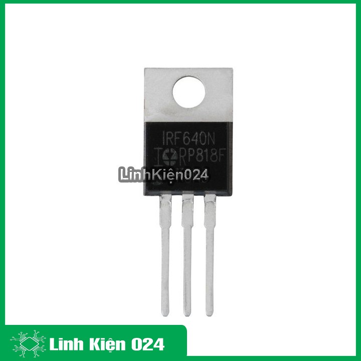 Sản phẩm mosfet IRF640N TO-220 dòng điện 18A điện áp 200V N-CH chân cắm 3P